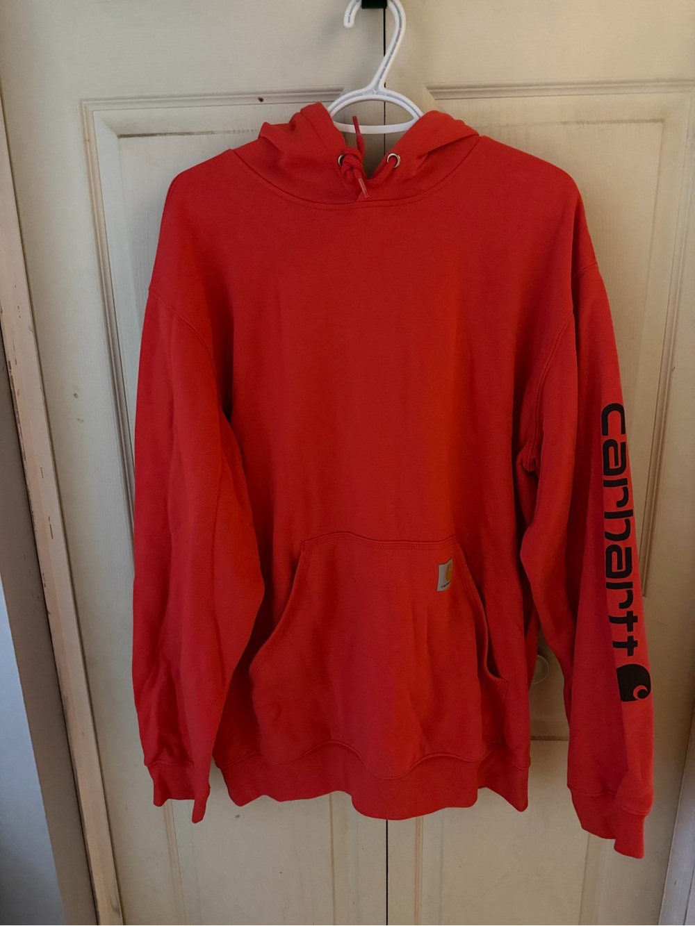 Carhartt Men’s Bright coral pinky hoodie
